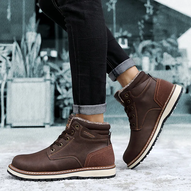 Men's Waterproof Non-slip Snow Boots
