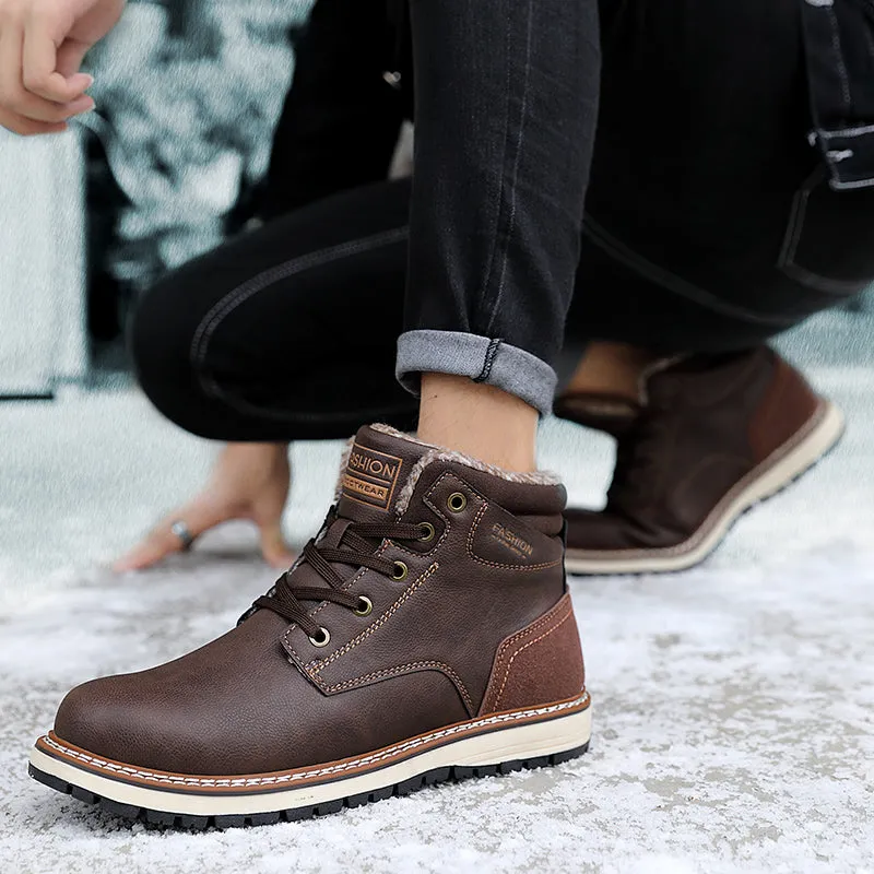 Men's Waterproof Non-slip Snow Boots