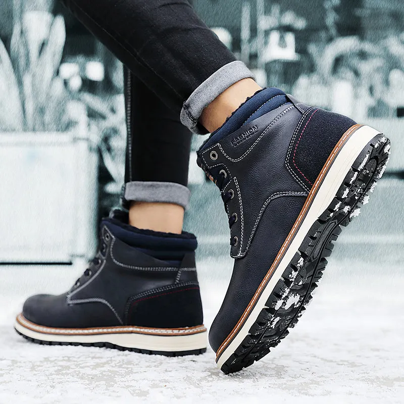 Men's Waterproof Non-slip Snow Boots