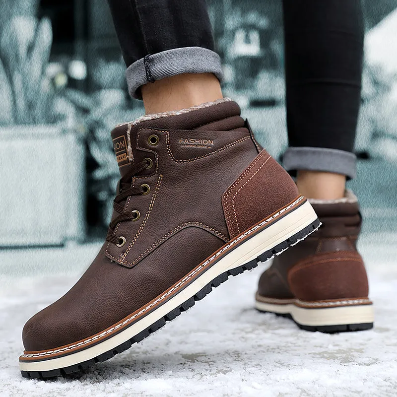 Men's Waterproof Non-slip Snow Boots