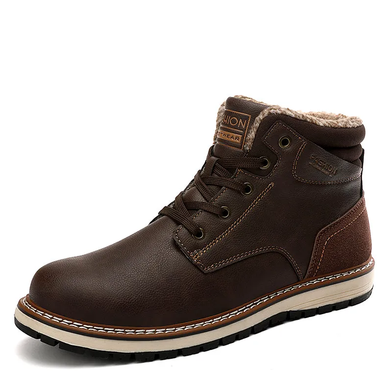 Men's Waterproof Non-slip Snow Boots