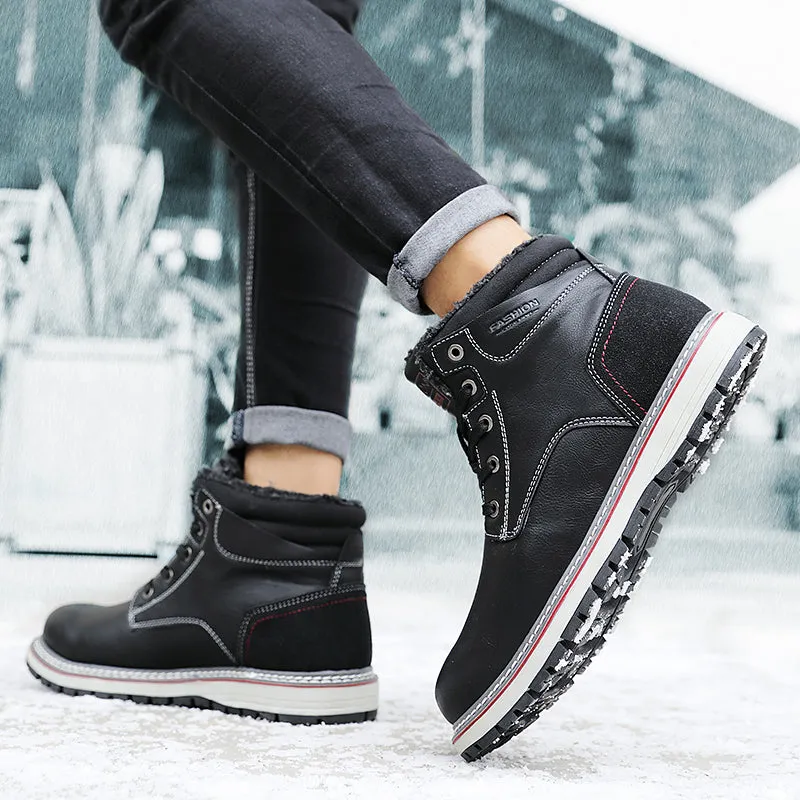 Men's Waterproof Non-slip Snow Boots