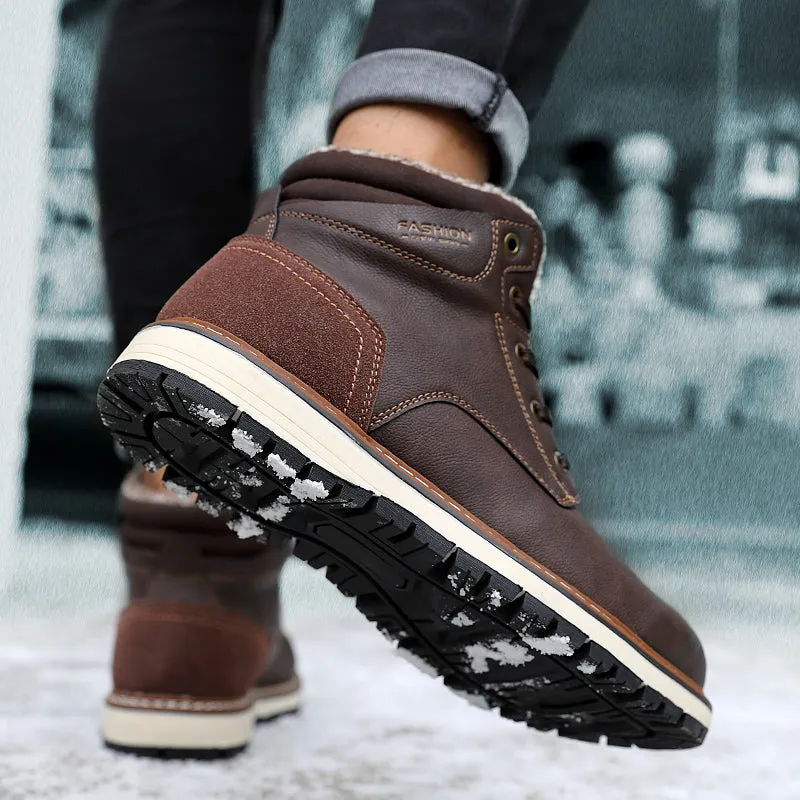 Men's Waterproof Non-slip Snow Boots