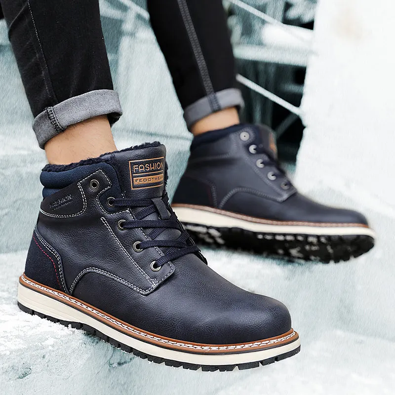 Men's Waterproof Non-slip Snow Boots