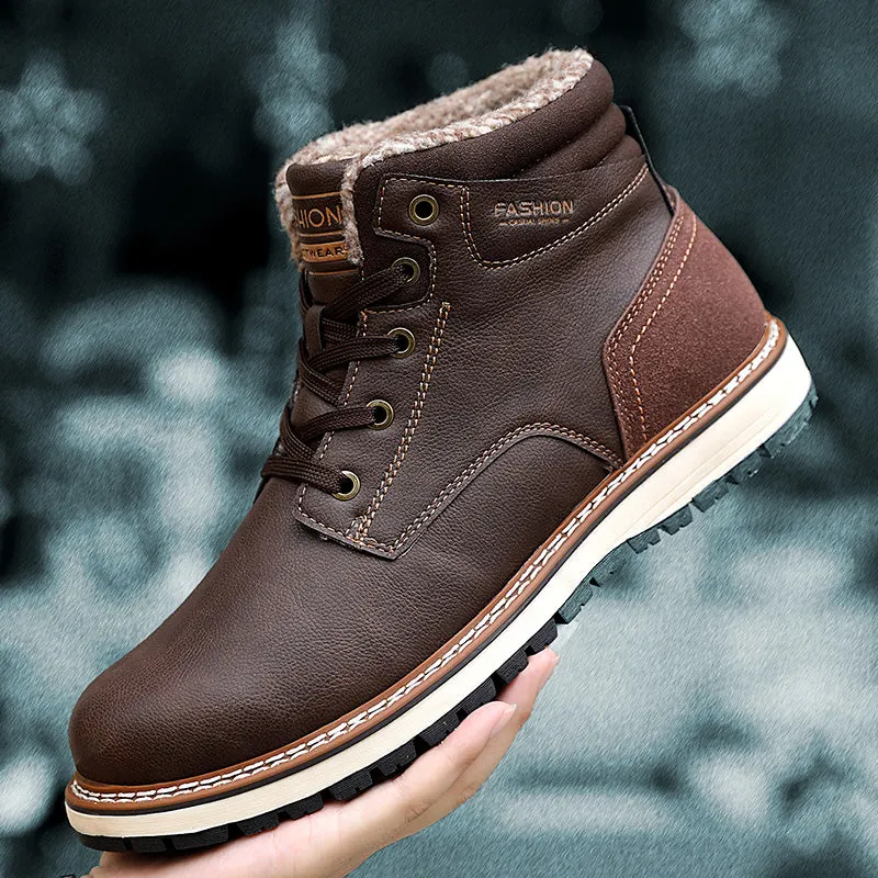 Men's Waterproof Non-slip Snow Boots