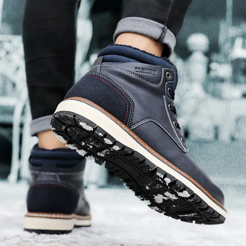Men's Waterproof Non-slip Snow Boots