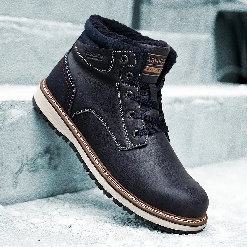 Men's Waterproof Non-slip Snow Boots