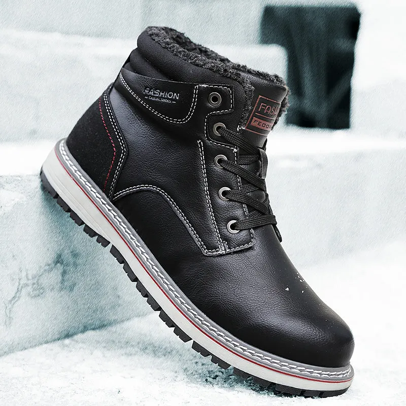 Men's Waterproof Non-slip Snow Boots