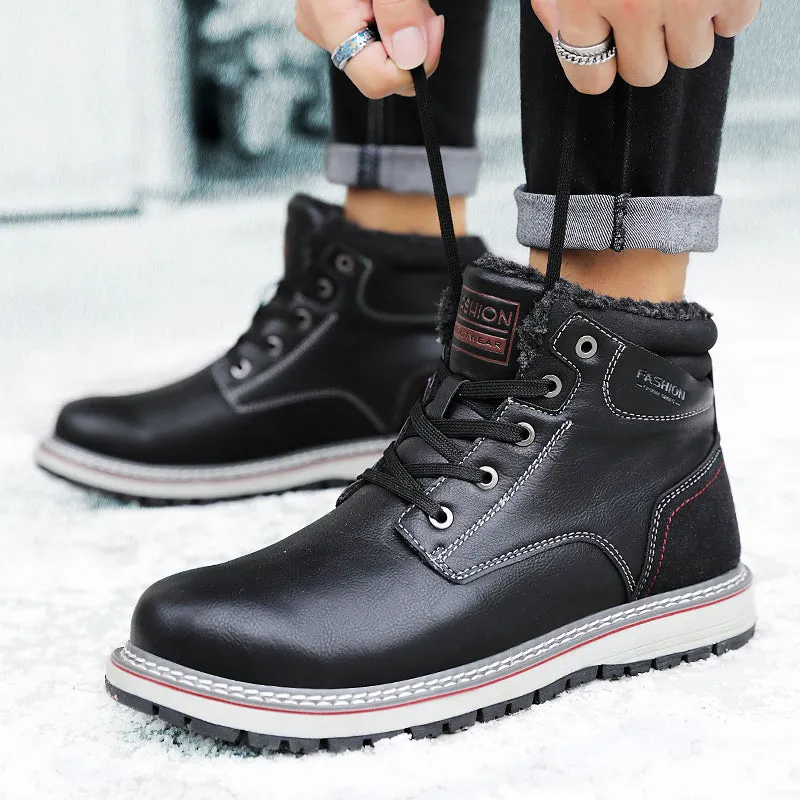 Men's Waterproof Non-slip Snow Boots