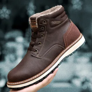 Men's Waterproof Non-slip Snow Boots