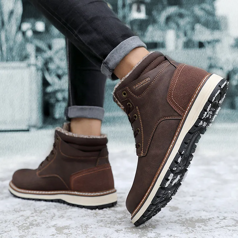 Men's Waterproof Non-slip Snow Boots