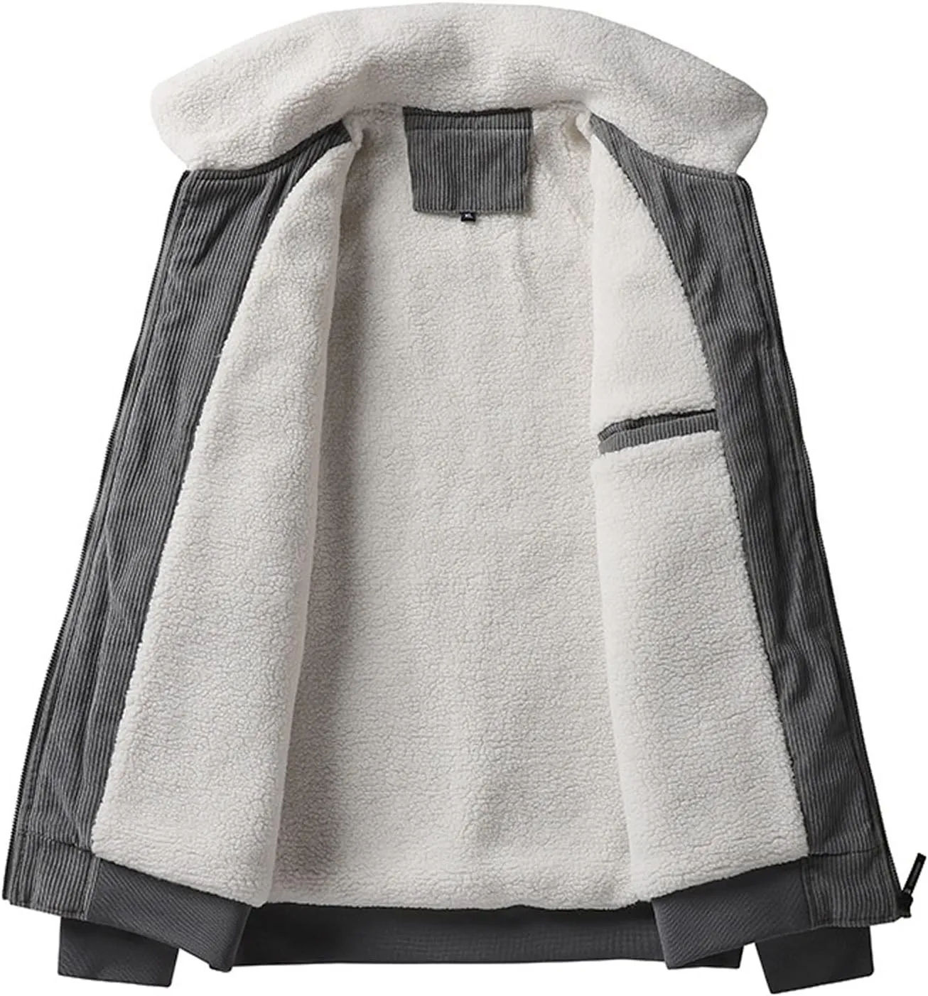 Men's Winter Casual Jacket Men's Winter Cashmere Coat Men's Cashmere Thickened Jacket Cotton Padded Jacket