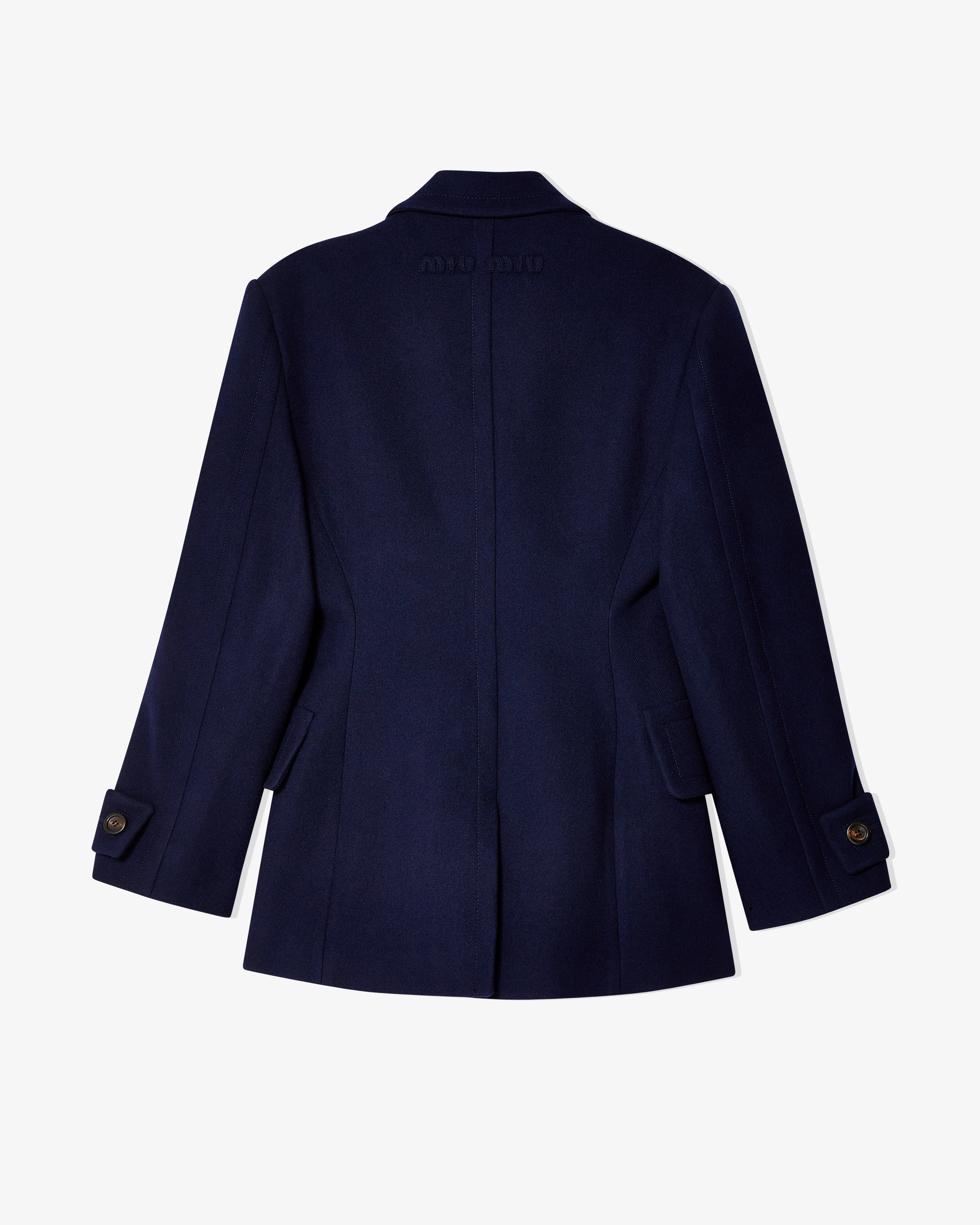 Miu Miu - Men's Double-Breasted Coat - (Baltic Blue)