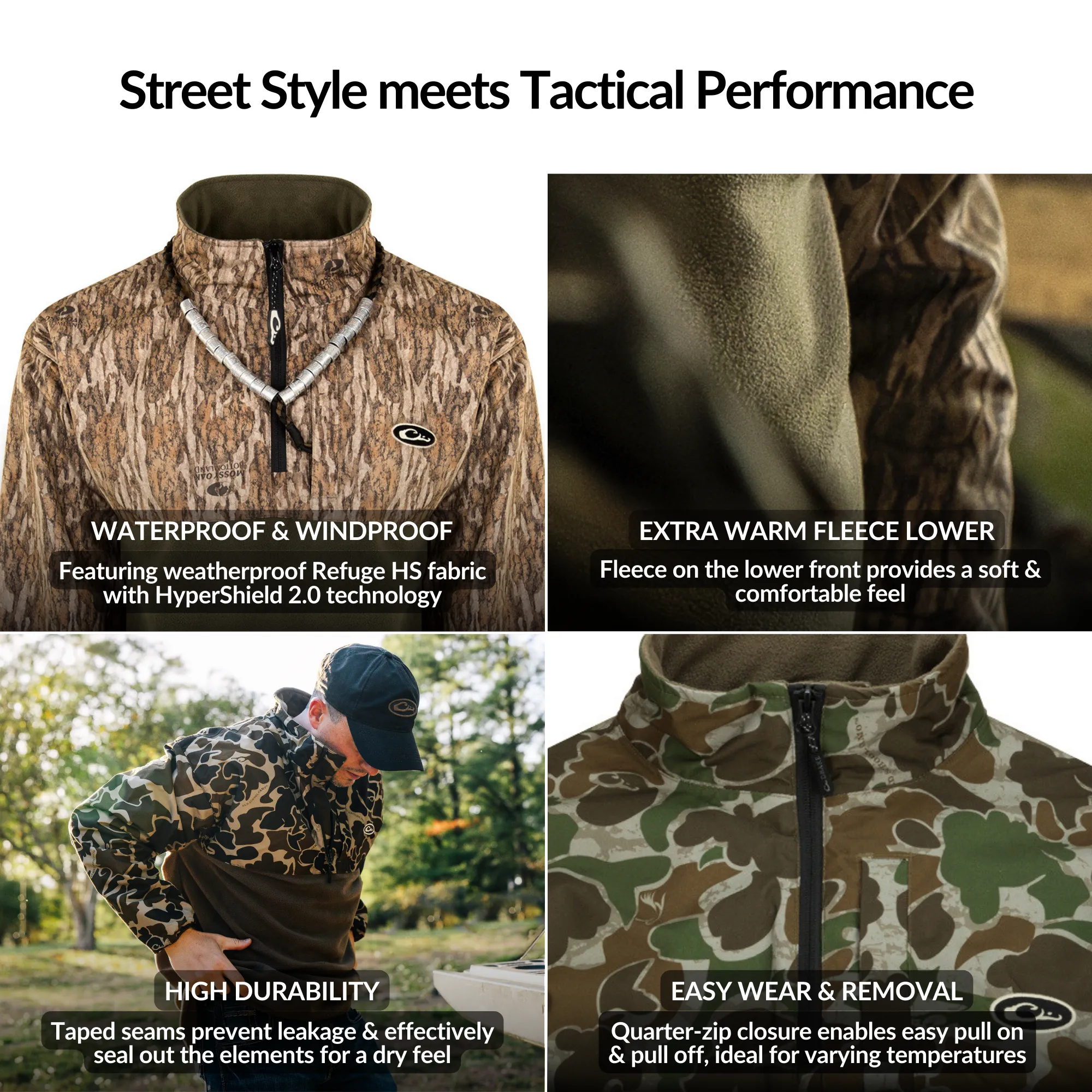 MST Quarter Zip Refuge Eqwader Jacket