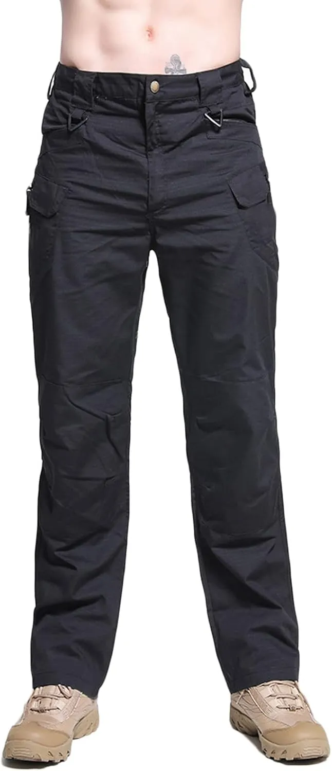 Muscularfit Cargo Pants Men Camouflage Buckle Zipper Straight Tooling Trousers Multi Pockets Causal Cotton Outdoor Sweatpant
