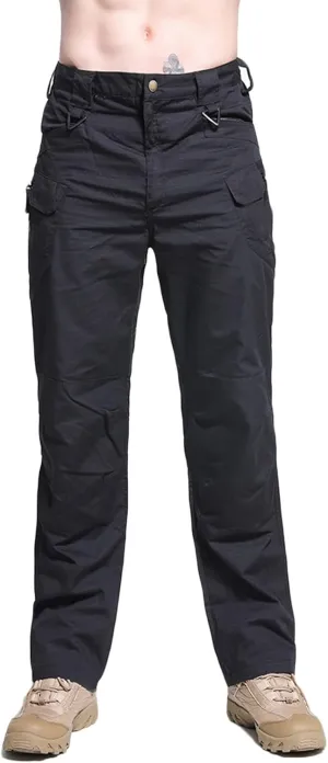 Muscularfit Cargo Pants Men Camouflage Buckle Zipper Straight Tooling Trousers Multi Pockets Causal Cotton Outdoor Sweatpant
