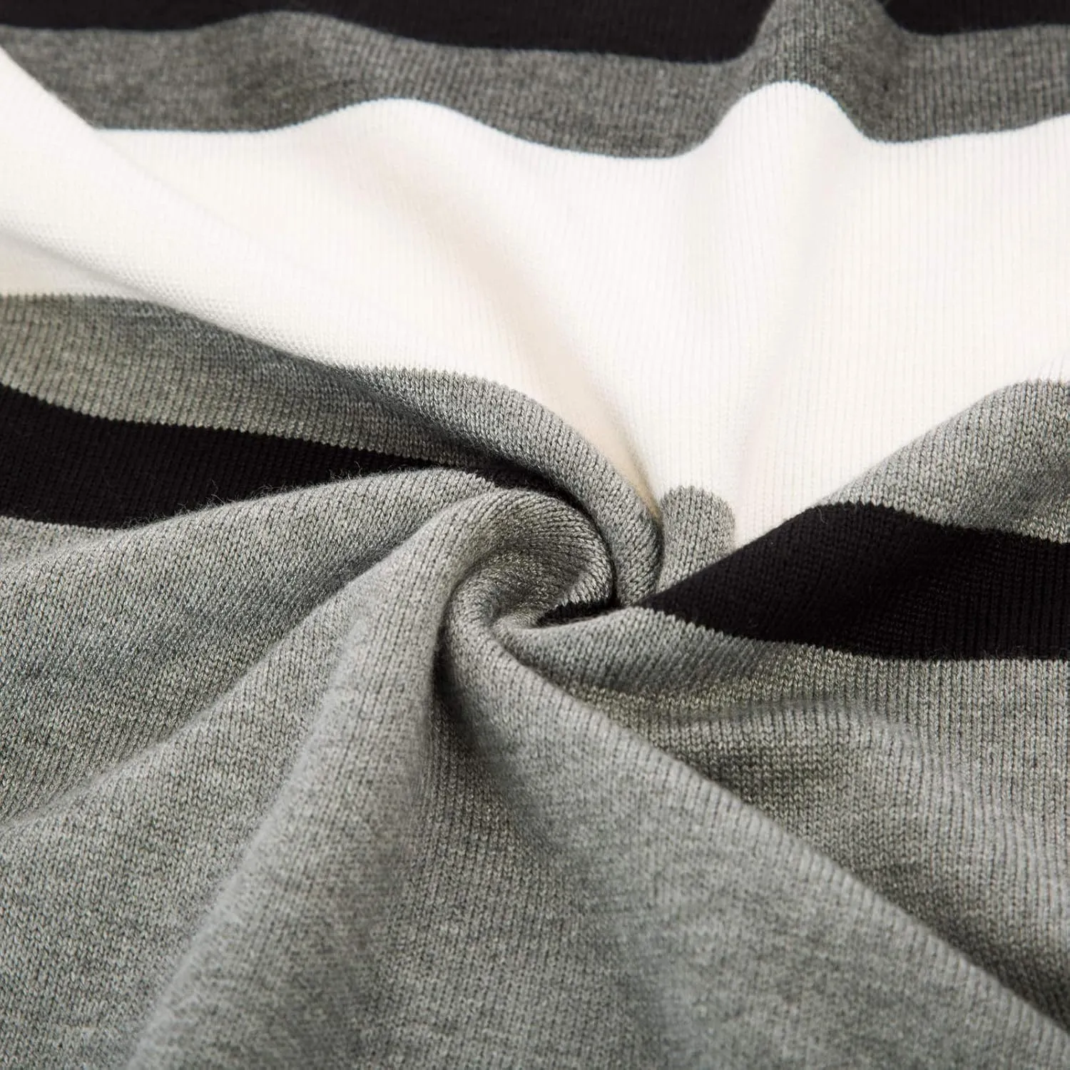 PJ Paul Jones Mens Striped Pullover Sweater Crewneck Contrast Fine Knitted Sweaters
