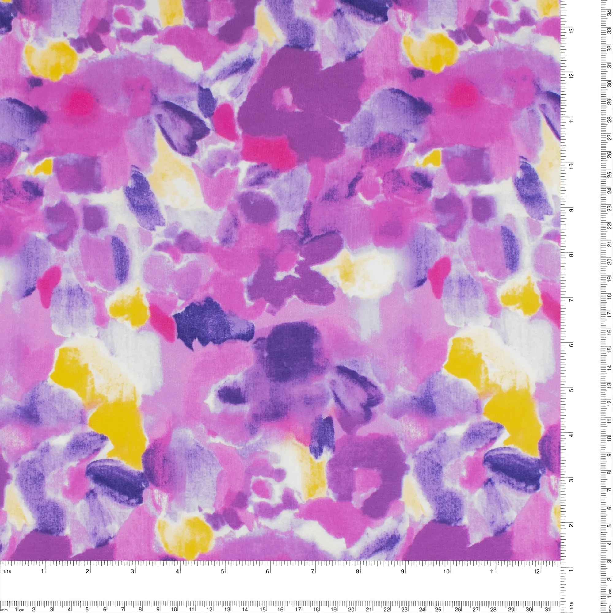 Printed Voile - SILVIA - 004 - Pink