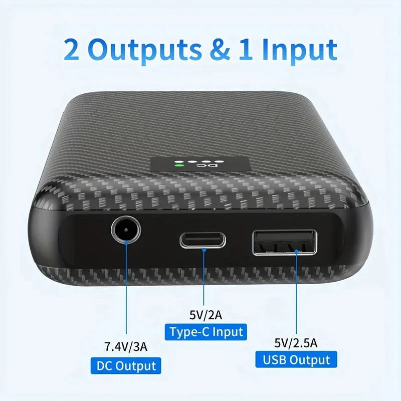 Ranwomen Powerbank 30000mAh Portable Heating Power Bank for Heating Vest Jacket Gloves Electric Heating Equipment DC Power Bank