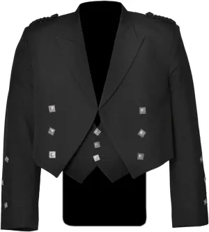Scottish Prince Charlie Kilt Jacket with Waistcoat/Vest
