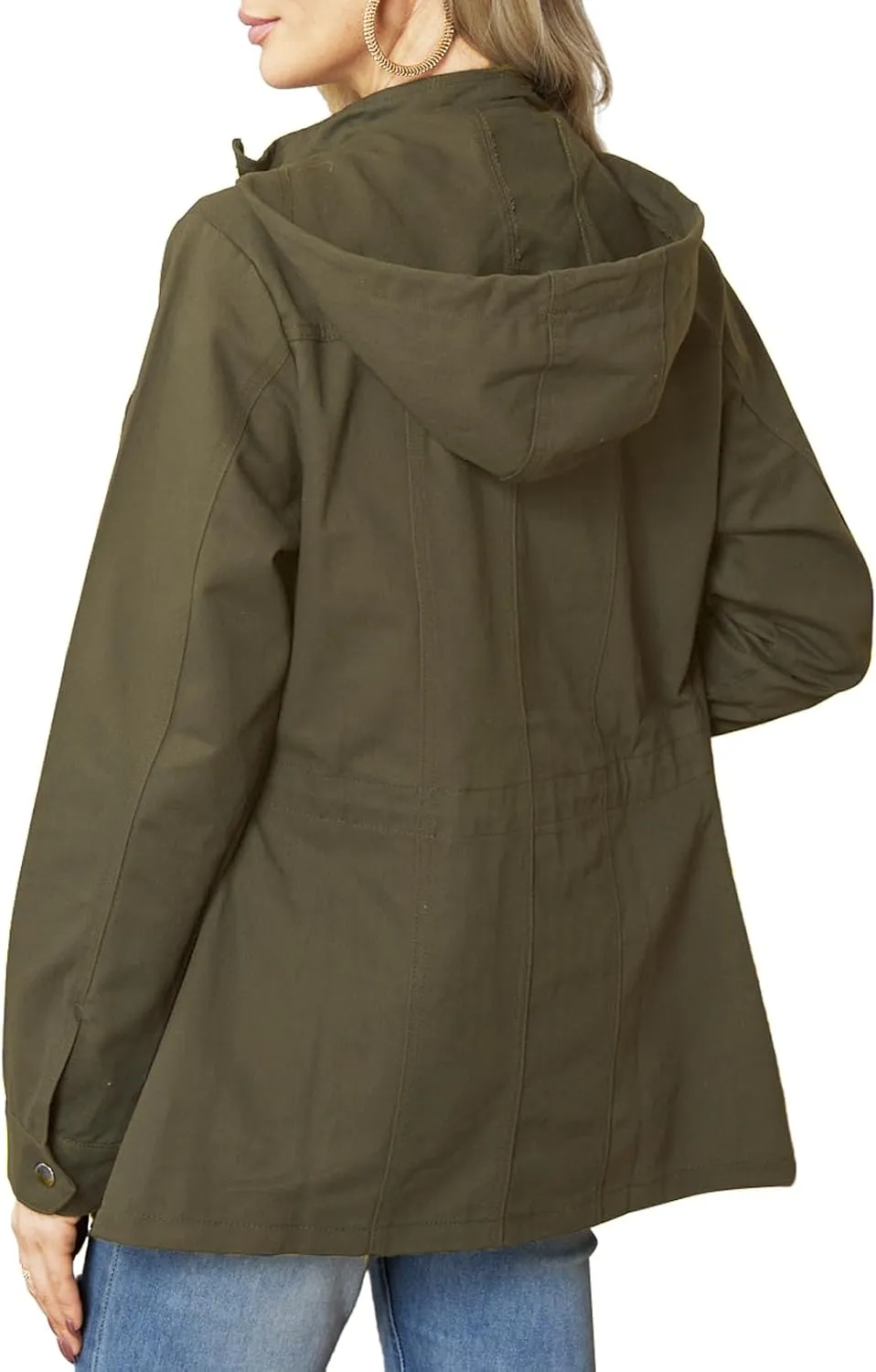 sexycherry Casual Jackets for Women Long Sleeve Lightweight Outwear Bomber Coats with Pockets