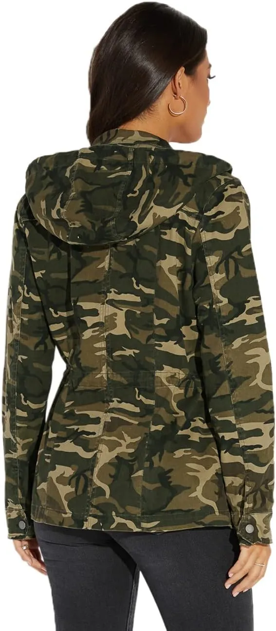 sexycherry Casual Jackets for Women Long Sleeve Lightweight Outwear Bomber Coats with Pockets