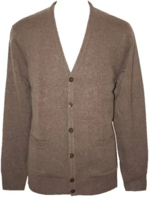 Shephe Men's Cardigan Button Closure Cashmere Sweater