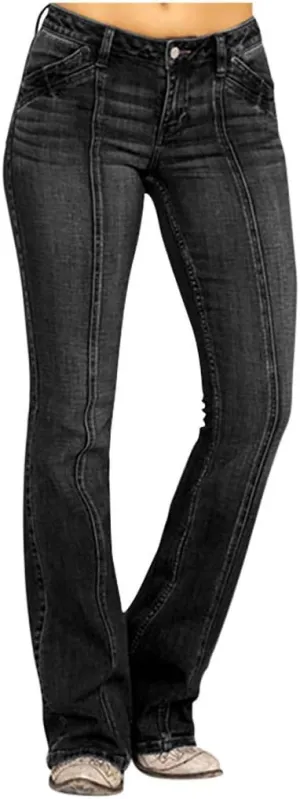 Skinny Jeans for Women Pants Waisted Trousers Jeans Lace Poket Denim Women's Jeans Skinny Jeans for Women Black