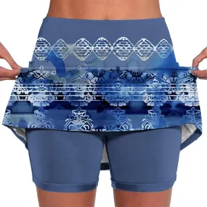 Skorts for Woman High Waisted Athletic Shorts Tennis Golf Yoga Skirts with Built in Shorts Beach Vacation Outfits