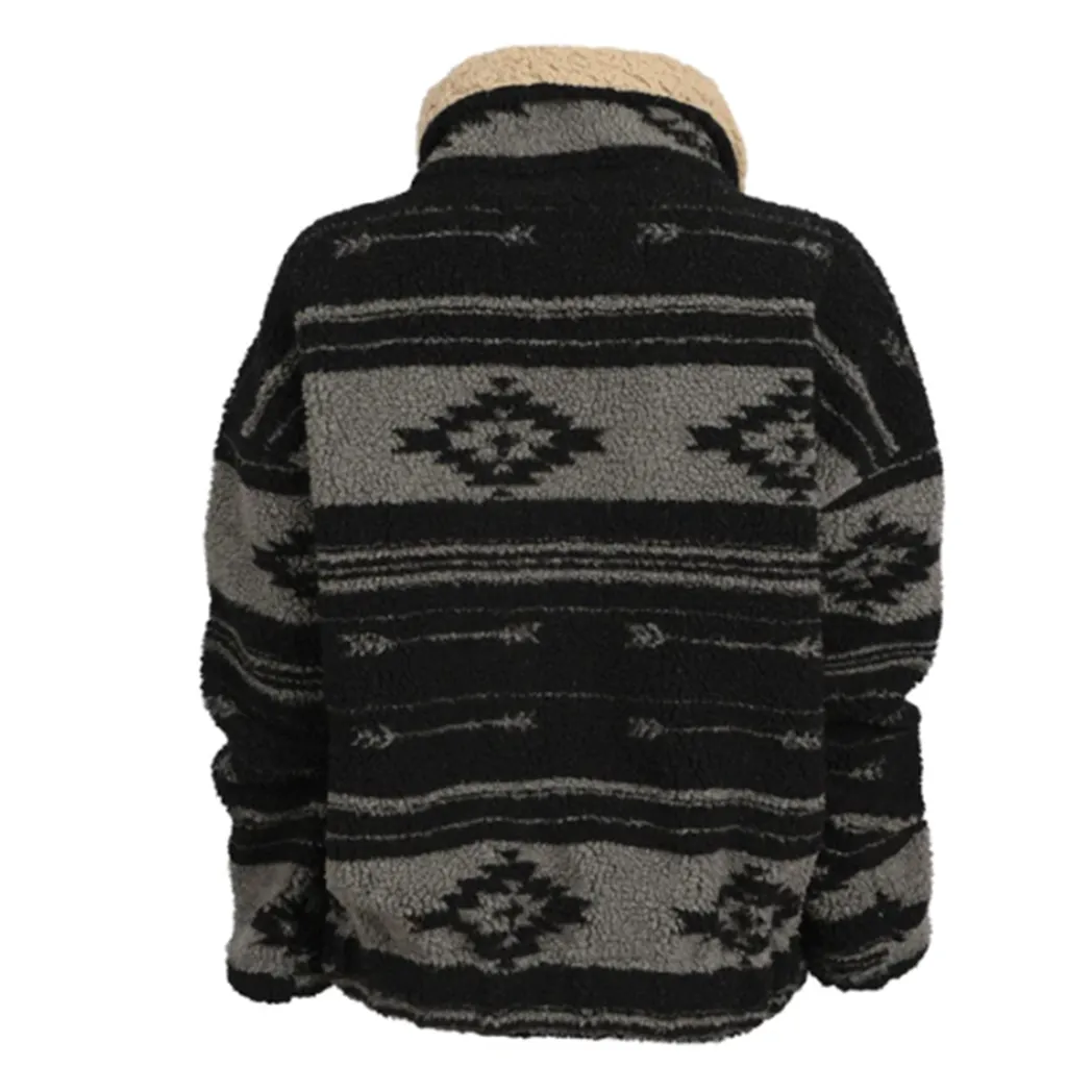 STS Ranchwear Women's Roxie Grey/Black Pullover