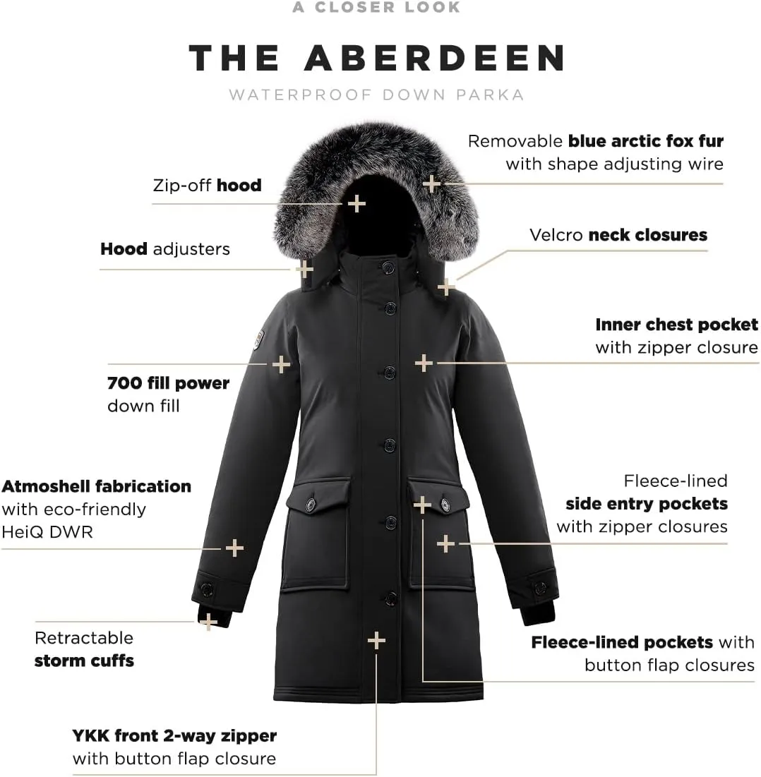 Triple F.A.T. Goose Aberdeen Womens Winter Coats - Parka Jacket Women - Down Jacket Women - Puffer Jacket Womens