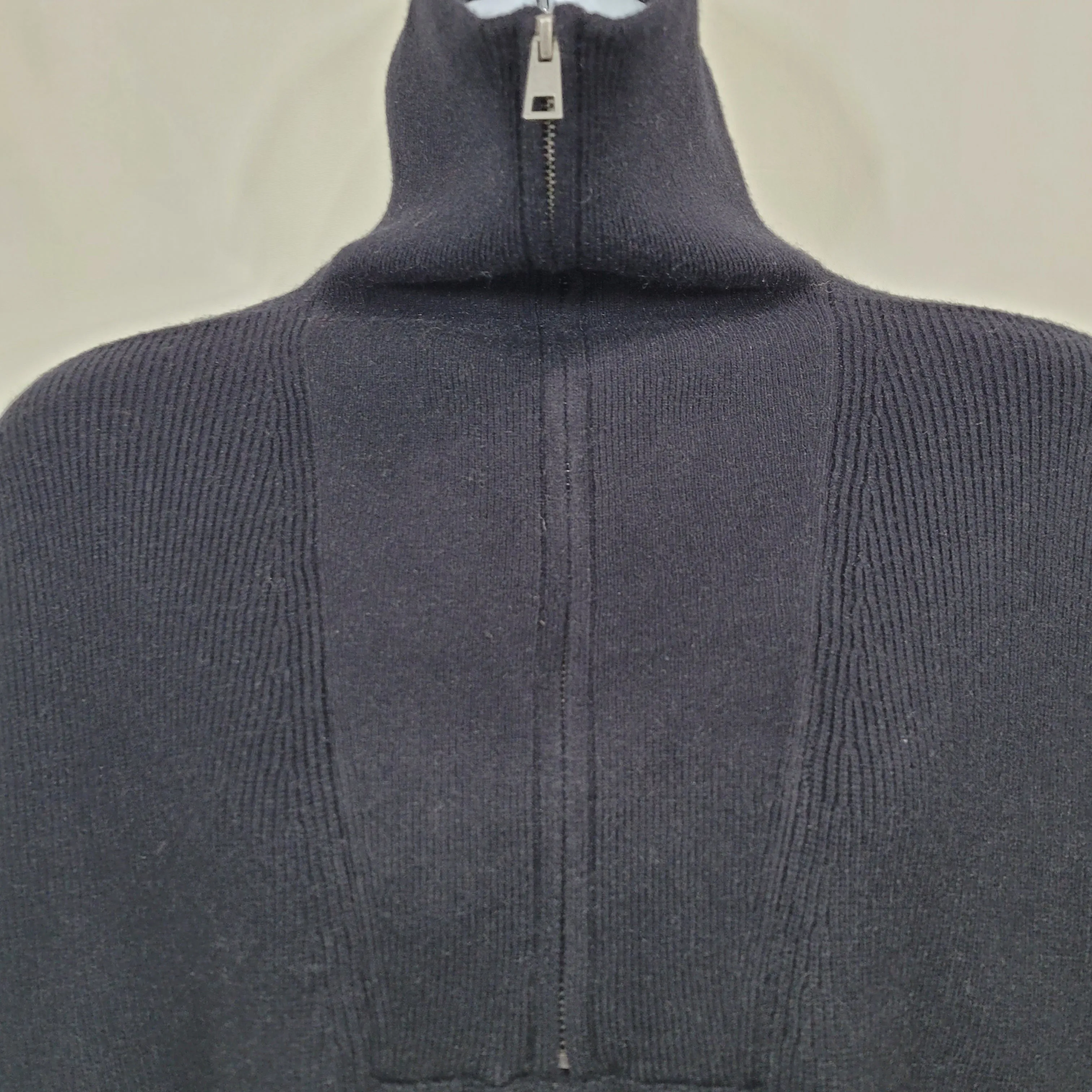 Universal Standard  Blanket Half-Zip Sweater Black Size M