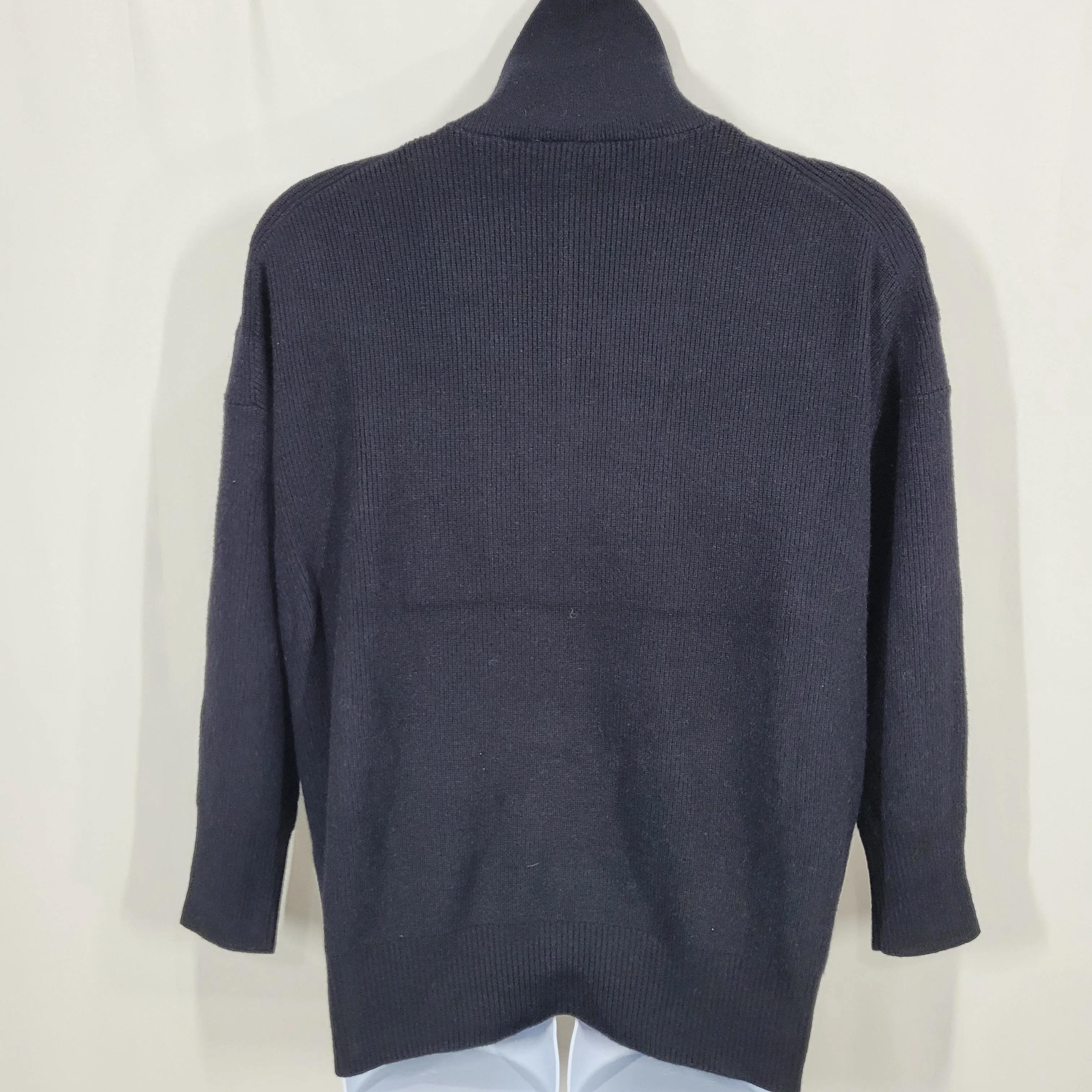Universal Standard  Blanket Half-Zip Sweater Black Size M
