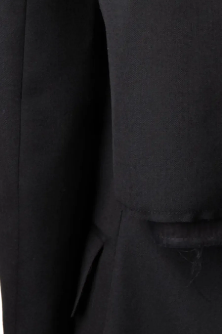 Vaena Double Breasted Slit Blazer Noir