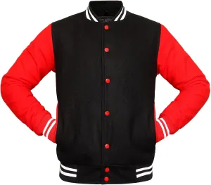 Varsity Jacket Men/Unisex Letterman Jacket | College Baseball High School Bomber Wool/Fleece/Leather Jacket