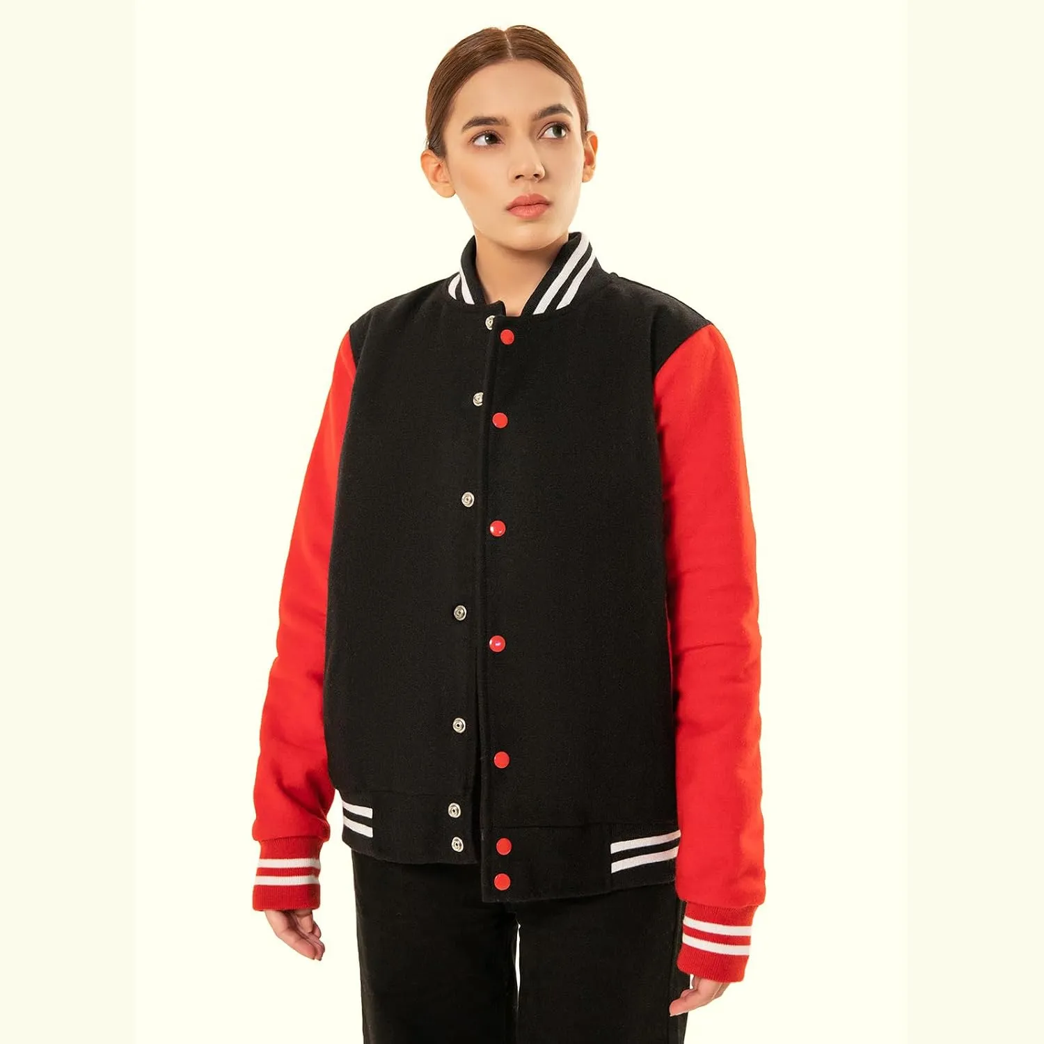 Varsity Jacket Men/Unisex Letterman Jacket | College Baseball High School Bomber Wool/Fleece/Leather Jacket