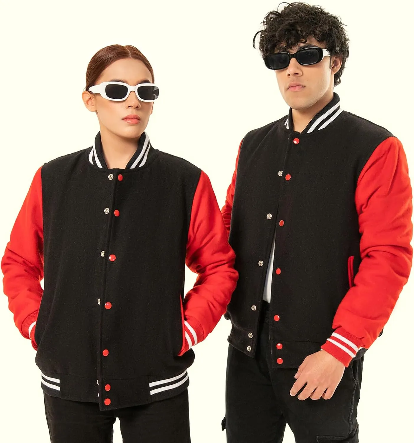 Varsity Jacket Men/Unisex Letterman Jacket | College Baseball High School Bomber Wool/Fleece/Leather Jacket