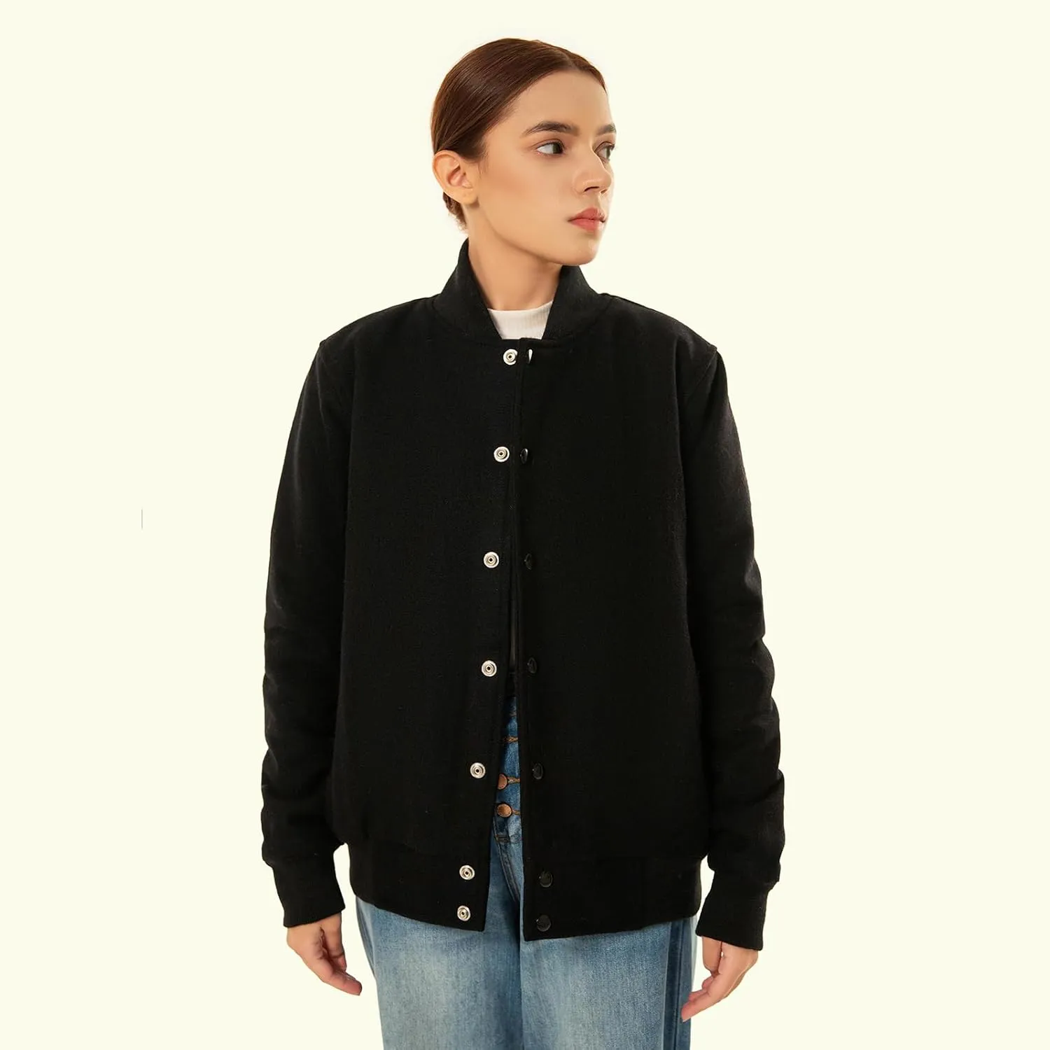 Varsity Jacket Men/Unisex Letterman Jacket | College Baseball High School Bomber Wool/Fleece/Leather Jacket