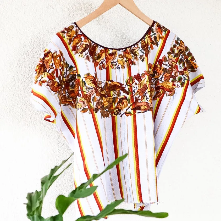 Vintage Huipil Top - Santiago Atitlan