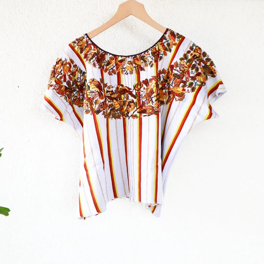 Vintage Huipil Top - Santiago Atitlan