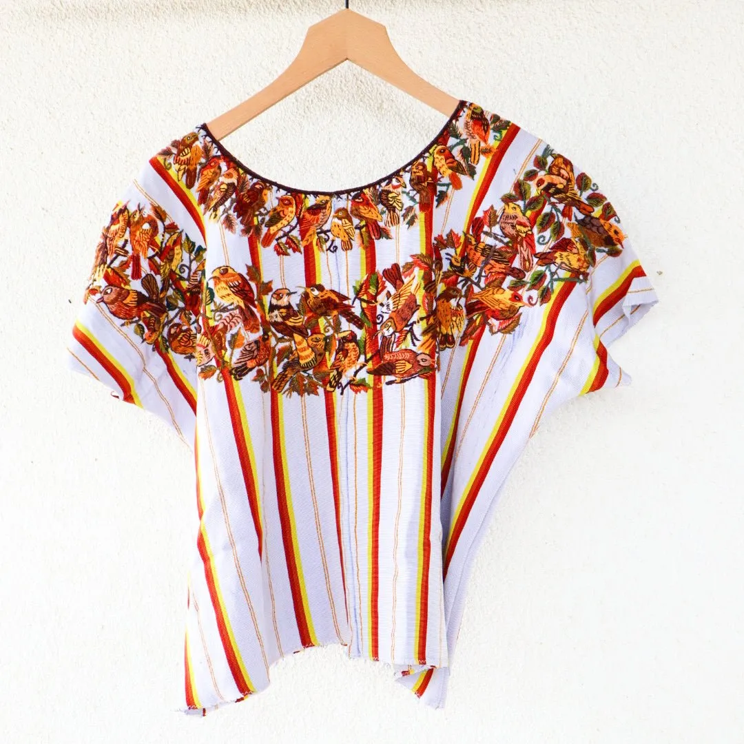Vintage Huipil Top - Santiago Atitlan