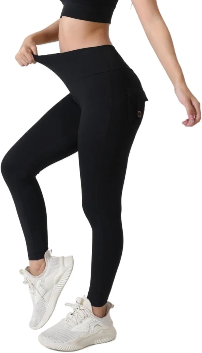 Wide Leg Pants Woman Yoga Fit High Waisted Sweatpants Soft Flare Leggings Athletic Tummy Control Trouser Cargo Pant