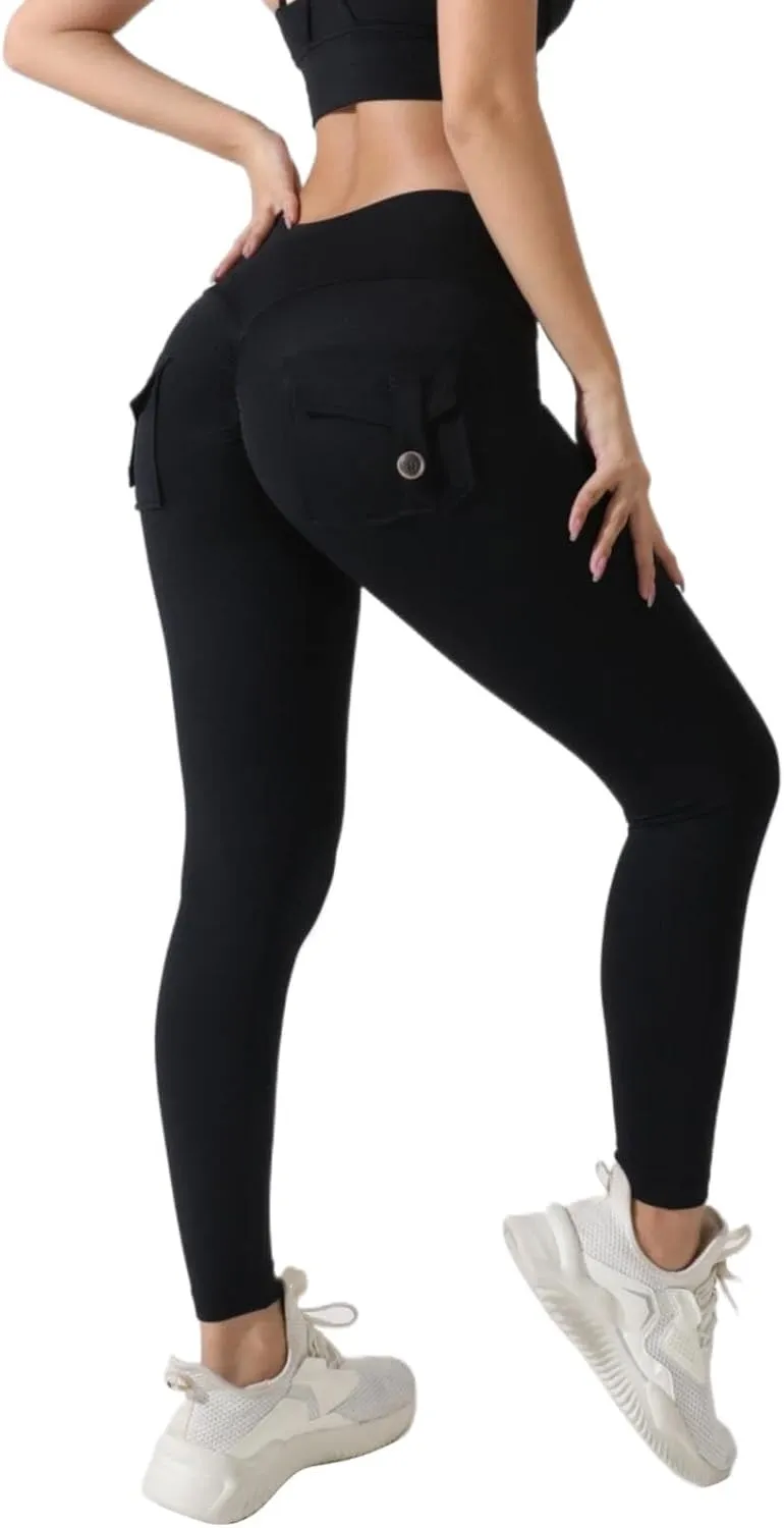 Wide Leg Pants Woman Yoga Fit High Waisted Sweatpants Soft Flare Leggings Athletic Tummy Control Trouser Cargo Pant