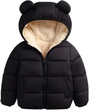 Winter Coats for Toddler Kids Baby Boys Girls Padded Light Puffer Jacket Outerwear Infant Down Jacket with Hoods