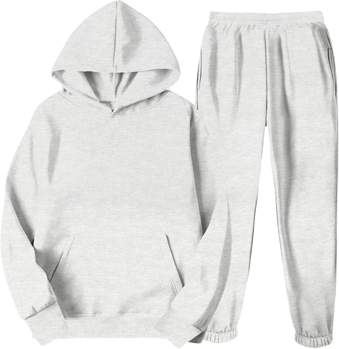 Womens 2 Piece Outfits Sweatsuits Oversized Hoodies Sweatshirt Jogger Sweatpant Tracksuit Sweat Lounge Matching Set