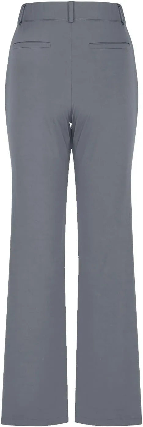 Womens Bootcut Dress Pants Business Casual Work Pants with Pockets High Waist Stretchy Trousers Office Slacks