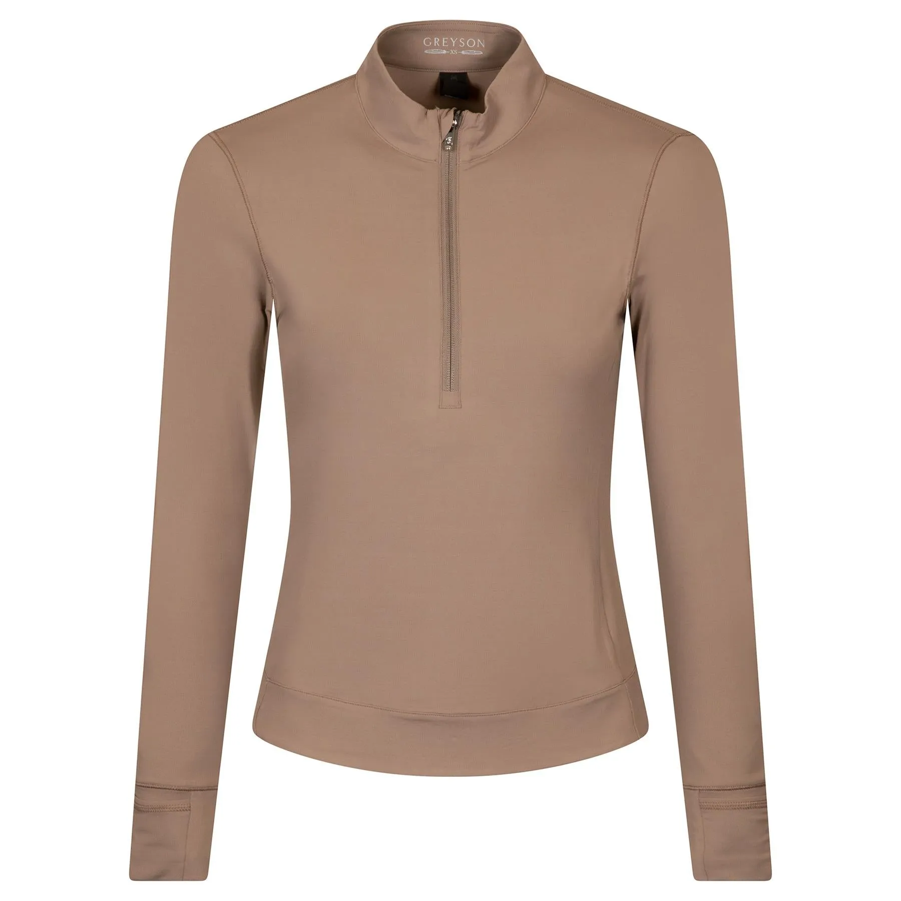 Womens Color Block Halley II Quarter Zip Mid Layer Clay - 2024
