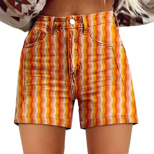 Womens High Waisted Wide Leg Denim Shorts 2025 Fashion Summer Hot Short Pants Loose Vintage Stretchy Jeans Shorts