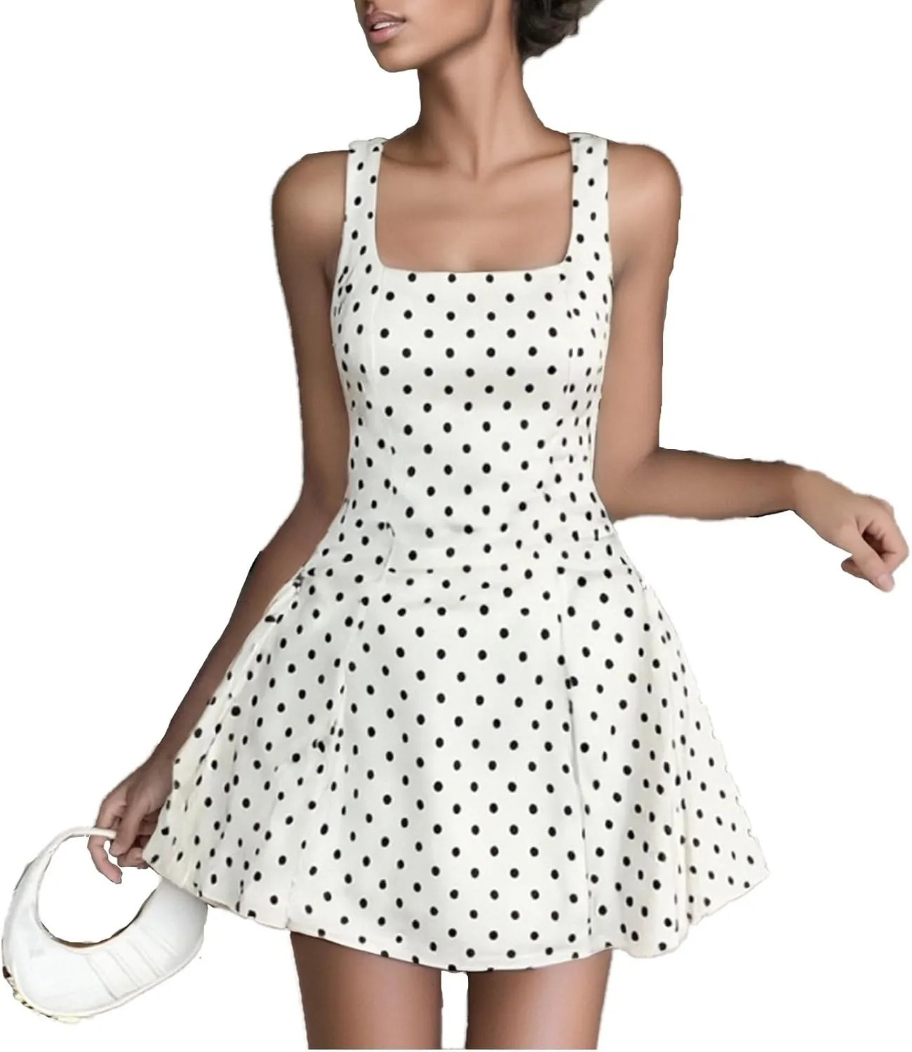 Women's Summer Bubble Mini Dresses 2025 Strapless Ruffle Skirt Flowy A Line Dress Prom Gowns Party Clubwear
