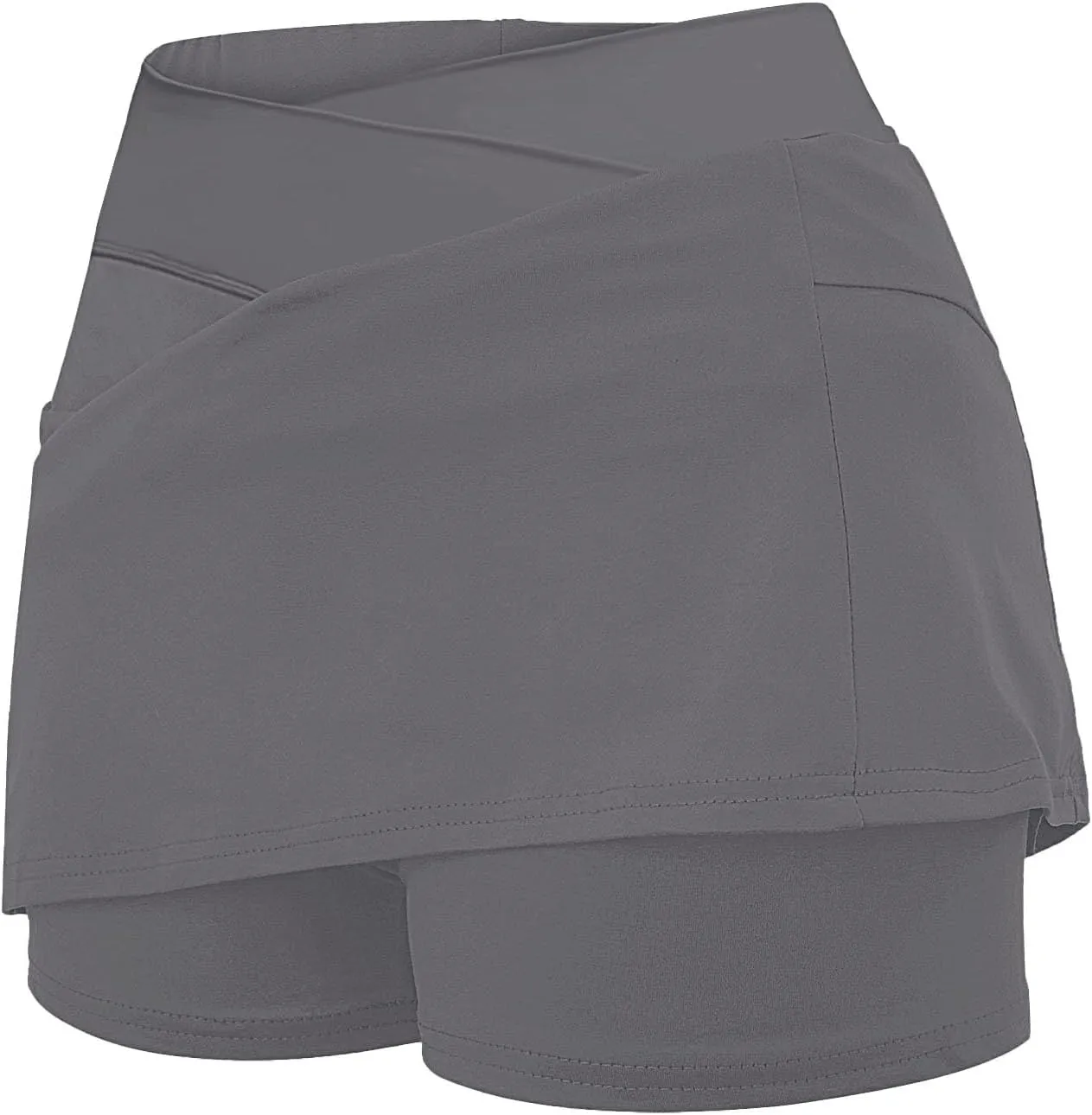 Womens Tennis Skirt with Shorts High Waisted Athletic Golf Shorts Trendy Flowy Workout Golf Skorts Mini Skirts